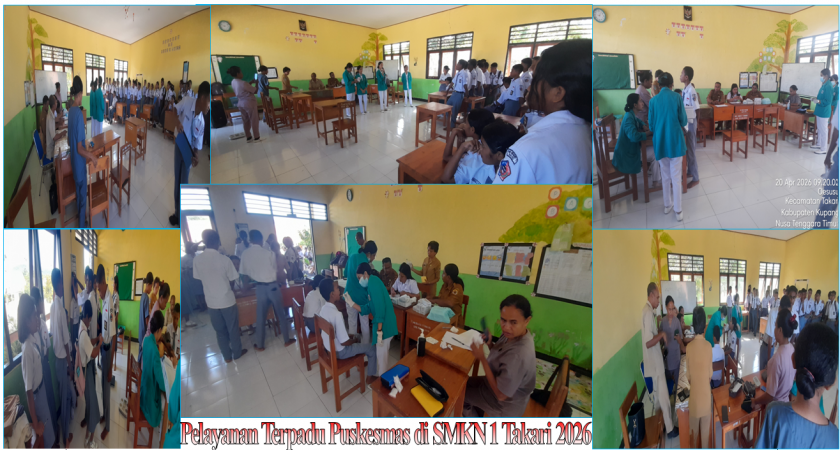 KOLABORASI UPTD PUSKESMAS TAKARI DENGAN SMKN 1 TAKARI TAHUN 2026