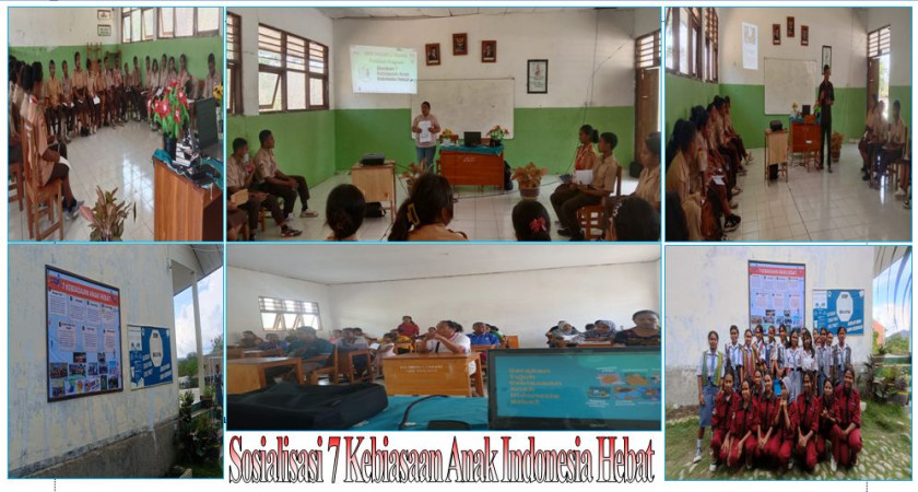 SOSIALISASI RENCANA TINDAK LANJUT 7 KEBIASAAN ANAK INDONESIA HEBAT DI SMKN 1 TAKARI TAHUN  2025