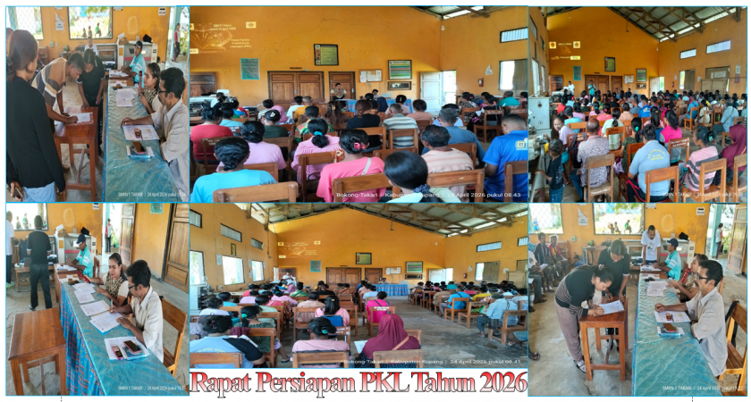 RAPAT PERSIAPAN PRAKTIK KERJA LAPANGAN (PKL) DI SMKN 1 TAKARI TAHUN 2026